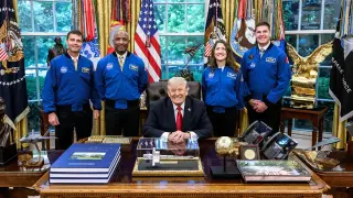 Trump to award Congressional Space Medal to Artemis II astronauts for historic lunar flyby
