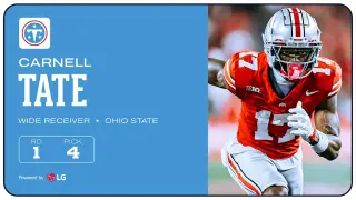 Titans land Tate with fourth overall pick in 2026 NFL Draft