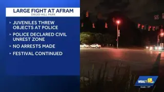 Two Baltimore Officers Assaulted as AFRAM Festival Fight Escalates