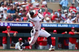 Twins squander five-run lead as Phillies rally to 7-5 win