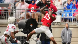 OSU Spring Game Spotlight: St. Clair Shines as Line Struggles Surface