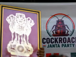 Satirical 'Cockroach Party' Triggers Delhi Protest Demanding Pradhan's Resignation