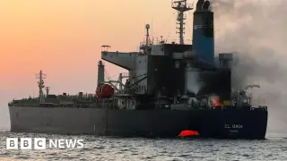 Tanker attack in Strait of Hormuz leaves two sailors missing, Oman says