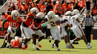 Hurricanes RB Jordan Lyle arrested on high-speed fleeing charges in Broward