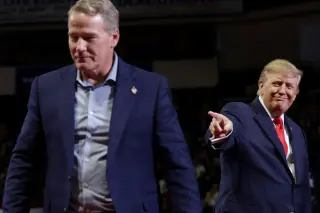 Trump's Physique Praise for Husted Fails to Close Polling Gap