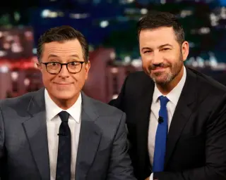 Kimmel Plans Rerun for Colbert’s Farewell Night