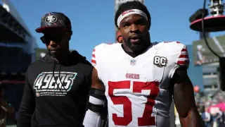 49ers Linebacker Dre Greenlaw Suspended One Game for Sideline Headbutt
