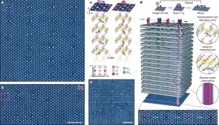 Picometer-precision atom steering yields mesoscopic defect crystal in CrSBr