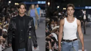 Britney Spears' Sons Step Into Spotlight on Paris Runway