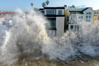Tropical Storm Rachel triggers severe coastal flooding and structural damage in Southern California
