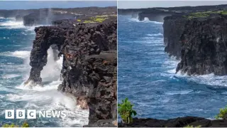 Hawaii's 550-year-old Hōlei Sea Arch collapses into Pacific