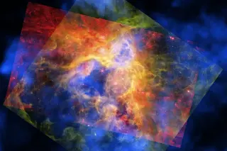 NASA unveils a vivid collage of the Tarantula Nebula's star-forming region