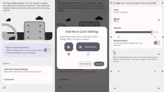 Google brings Motion Assist anti-nausea dots to Android Pixels via staged Play Services rollout