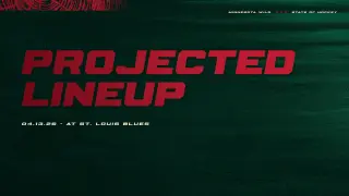 Wild's Final Road Test vs Blues: Projected Lineup Set for Playoffs Push