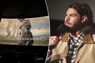 Garfield's 'billionaires should be scared' remark triggers backlash at LA screening