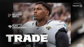 Falcons send Orhorhoro to Jaguars in exchange for Maason Smith