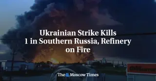 Drone Attack Kills One, Sets Russian Refinery Ablaze in Krasnodar