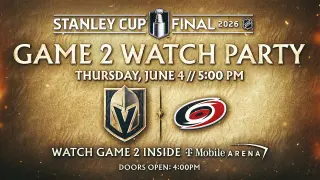 VGK Set Watch Party at T-Mobile Arena for Cup Final Game 2