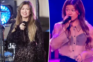 Clarkson jokes about wardrobe scare, praising her 'perfect' boobs