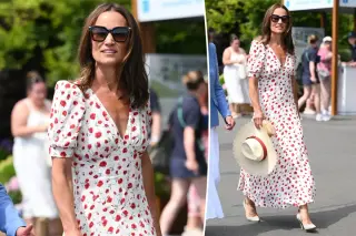 Pippa's Wimbledon look: floral Reformation dress steals the show