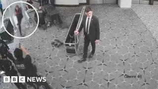 CCTV captures four-second rush of Trump dinner gunman through security