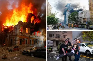 Kyiv Science Academy Hit in Daytime Drone Barrage That Kills Seven Across Ukraine