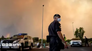 Wildfires close in on Madrid as Europe battles mass evacuations