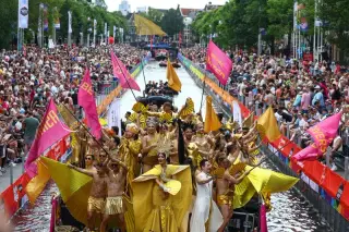 Amsterdam WorldPride parade dazzles under heightened security after Berlin attack