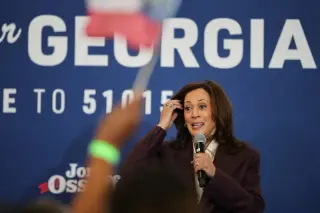 Harris Misidentifies Ossoff's Status in Georgia Rally Amid Tariff Criticism