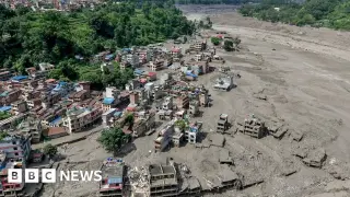 Glacial collapse triggers deadly floods along the Nepal-Tibet border, leaving hundreds missing