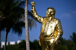 Pastor Declares Trump's Doral Statue Not an Idol, Despite the Gold Leaf
