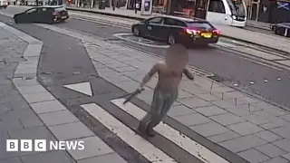 CCTV captures lead-up to arrest in Edinburgh anti-Muslim attacks