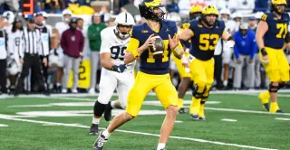 Michigan Bench Underwood, Promote Carr for First Start vs. No. 6 Indiana