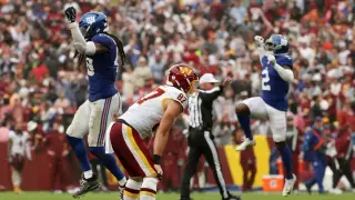 Commanders Waste 14-Point Lead, Tie Giants 27-27 After Overtime Clock Meltdown