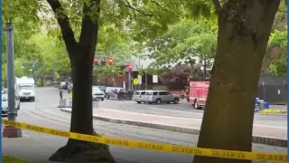 Car crashes into Portland athletic club; investigators probe possible explosive device