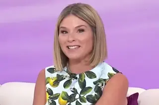 Jenna Bush Hager slips into Today after emotional Maine baptism trip