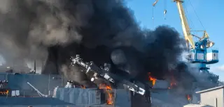 Ukrainian Drones Extend Reach to Baltic, Hit Russian Warship in Kronstadt
