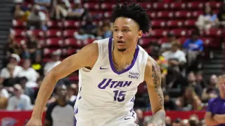Jazz Guard Trey Alexander Stretchered Off in Summer League Clash With Bulls