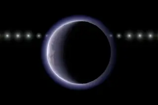 Whisper-thin atmosphere detected on a tiny Kuiper Belt world