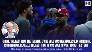 Breen Apologizes After LeBron Denies Embiid Lateness Rumor