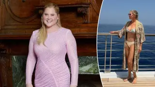 Amy Schumer flaunts weight-loss progress with unfiltered bikini snaps
