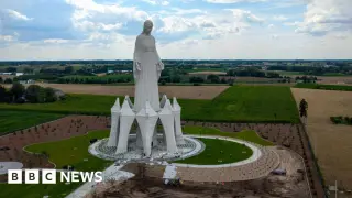 New 182-foot Virgin Mary statue rises as Europe’s tallest in rural Poland