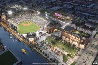 Ishbia unveils riverfront White Sox ballpark concept at The Railyards