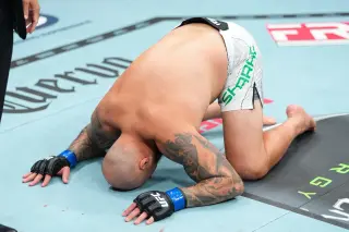 Floor-to-Fight Night: Sean Sharaf KOs Gable Steveson in 12 Seconds at UFC 331