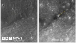 KASA Reveals Moon Images After SpaceX Debris Collision