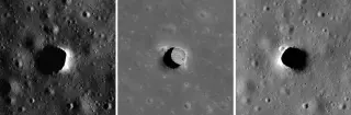Moon Pit Opens to Hidden Subsurface Cave, Hinting at Vast Lava Tubes