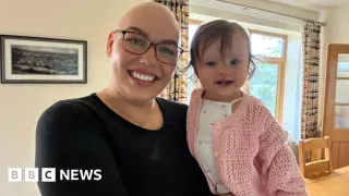 Young Huddersfield mum urges vigilance for ovarian cancer