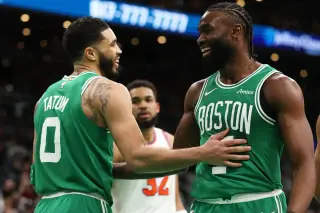 Tatum salutes Brown as Celtics’ era ends with trade to 76ers