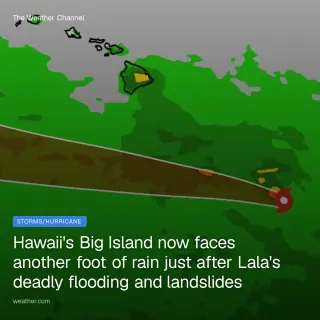Big Island braces for another foot of rain as Moke looms after Lala floods