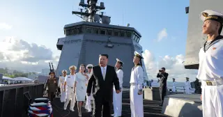 Kim Jong Un Re-launches North Korea's Navy with Kang Kon Commissioning